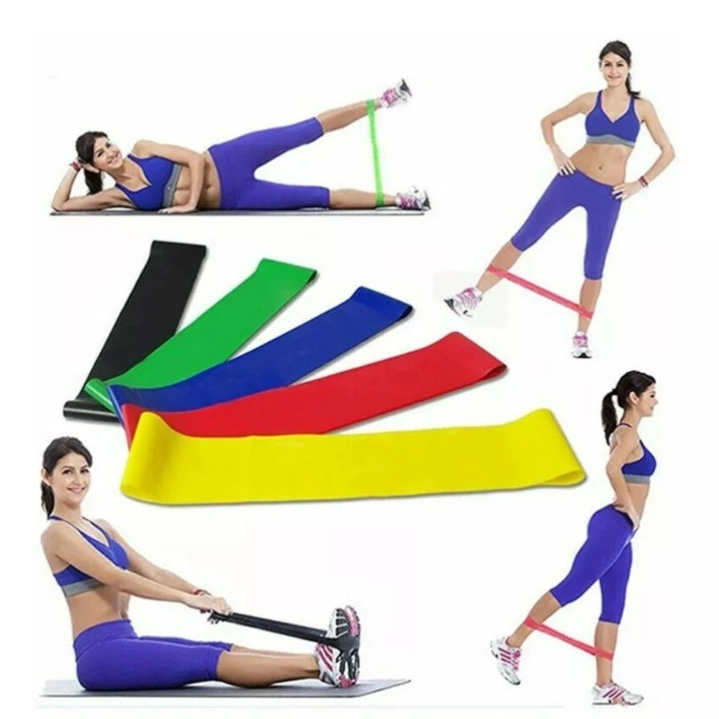 kit de faixas elásticas, faixas elásticas multifuncionais, faixas de resistência para Crossfit, treino com faixas elásticas, faixas para treinamento funcional, faixas elásticas para Pilates, faixas elásticas para reabilitação, kit de faixas elásticas para exercícios






