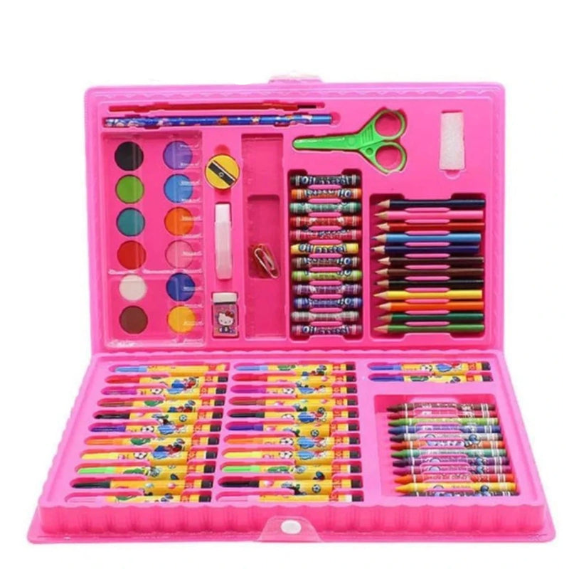 estojo de pintura infantil, kit de pintura para crianças, materiais de arte para crianças, presente educativo para crianças, desenvolvimento artístico infantil, criatividade para crianças, atividades de arte, materiais de pintura seguros, habilidades motoras finas, educação infantil






