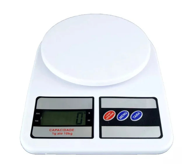 balança digital de cozinha, balança de precisão 10kg, balança de alimentos, balança para receitas, balança de precisão digital, balança com função tara, medição precisa de ingredientes, balança para panificação, balança de cozinha digital